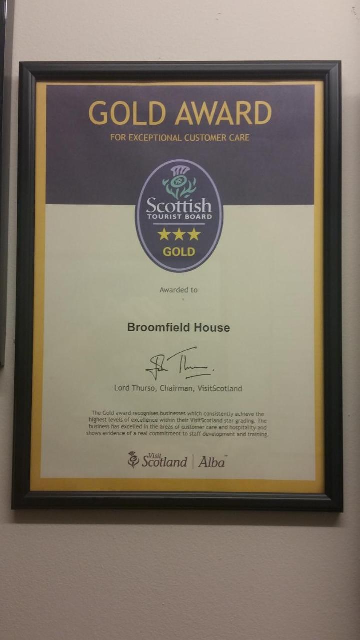 Broomfield House Bed And Breakfast Earlston Exterior photo
